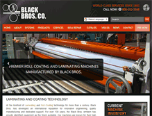 Tablet Screenshot of blackbros.com